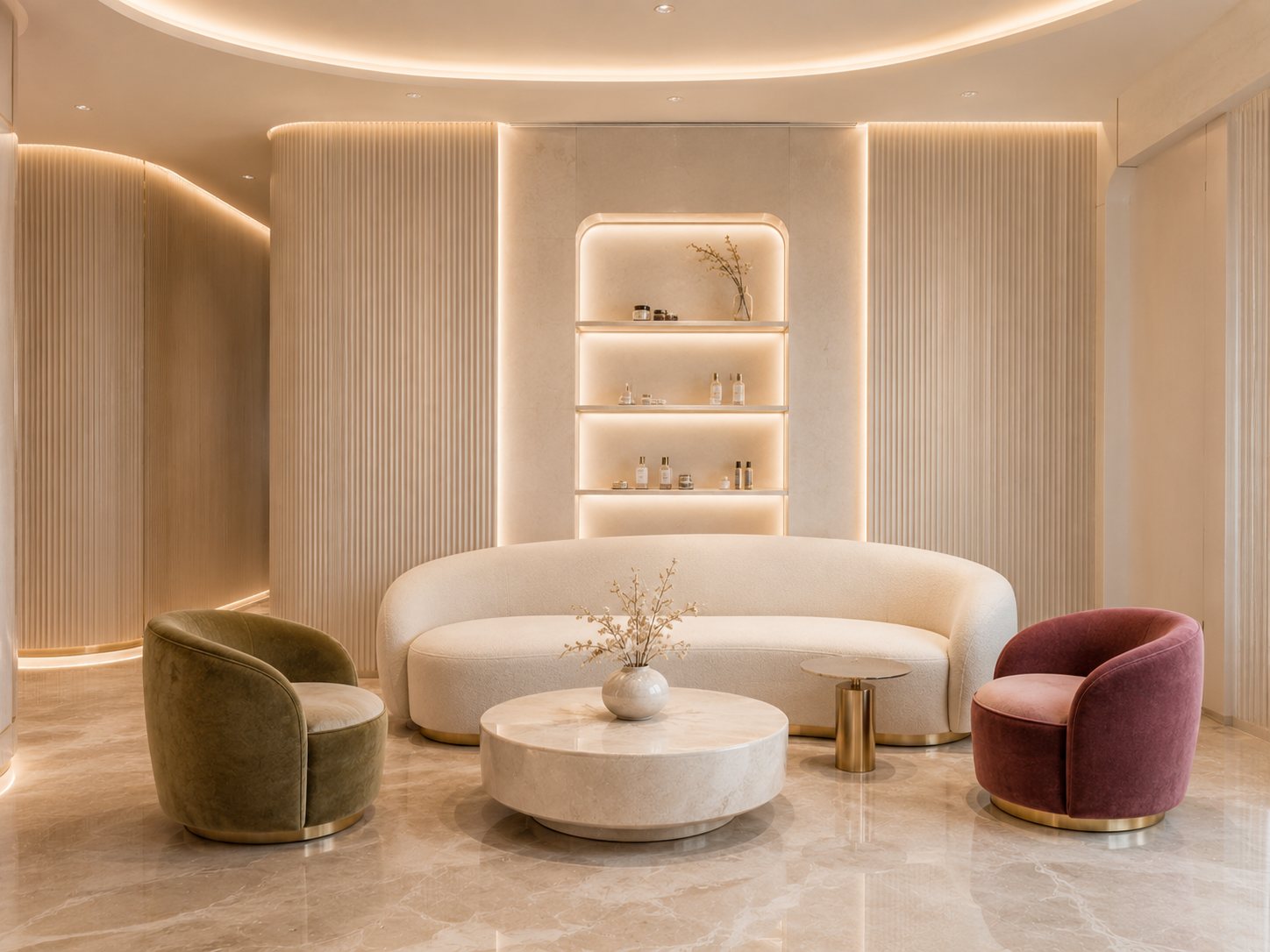 Flora Blanc — waiting area