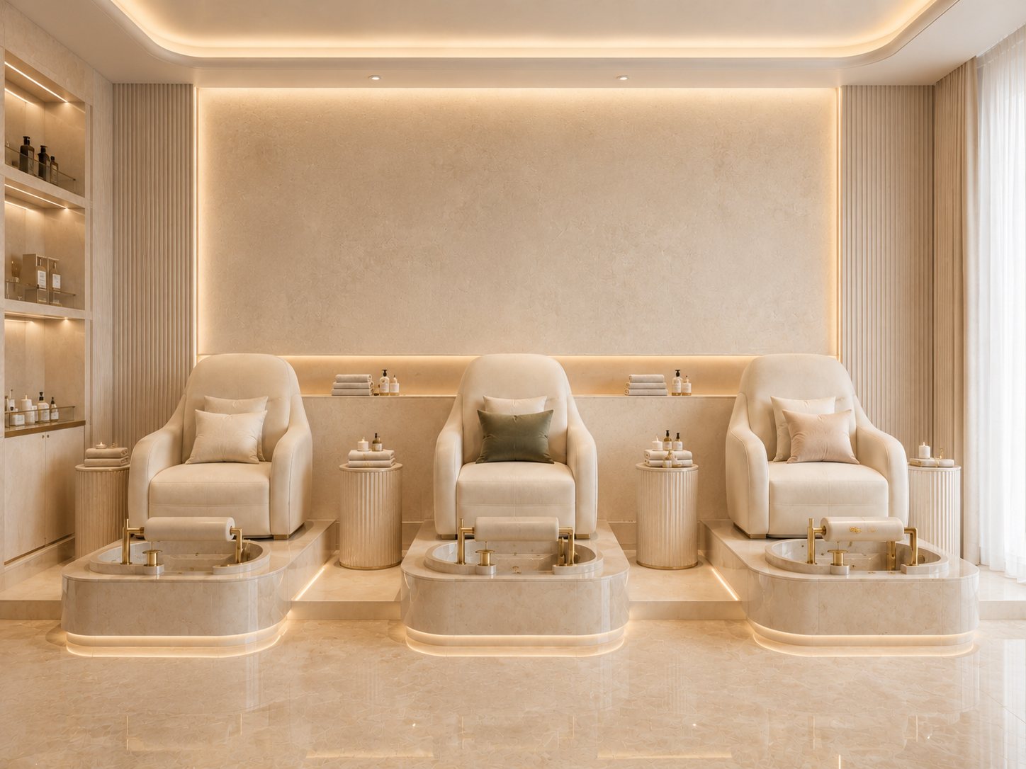 Flora Blanc — pedicure zone